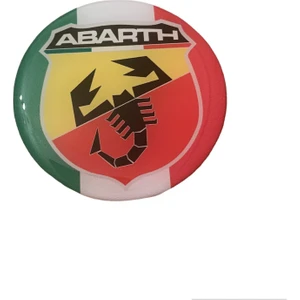 Fiat Logolu Punto 500 Jant Göbek Damla Stıcker