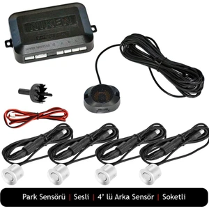 Park Sensörü Ses Ikazlı Beyaz