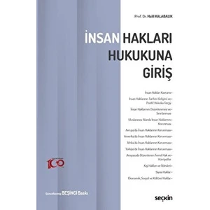 İnsan Hakları Hukukuna Giriş - Halil Kalabalık