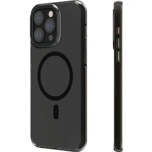 iPhone 14 Pro Max Uyumlu Kılıf Magsafe Şarj Özellikli Şeffaf Youngkit Crystal Shield Kapak Siyah