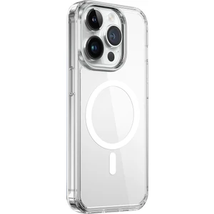 iPhone 15 Pro Uyumlu Kılıf Wiwu Magnetic Crystal Sert Pc Kapak Şeffaf