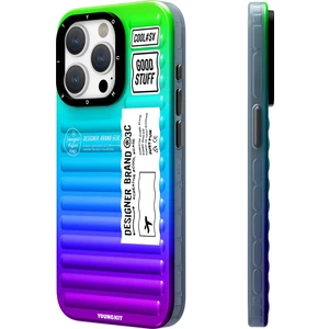 iPhone 15 Pro Max Uyumlu Kılıf Youngkit The Secret Color Serisi Kapak Mor