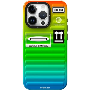 iPhone 15 Pro Uyumlu Kılıf Youngkit The Secret Color Serisi Kapak Yeşil