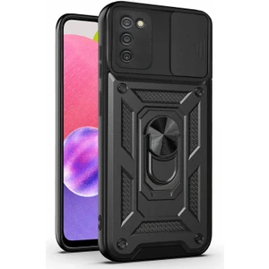 Samsung Galaxy A03S Kılıf Impact Resistant Siyah