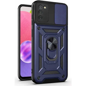 Samsung Galaxy A03S Kılıf Impact Resistant Lacivert