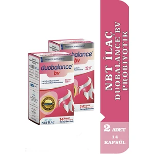 Nbt İlaç Duobalance Bv Probiyotik 14 Kapsül 2 Adet