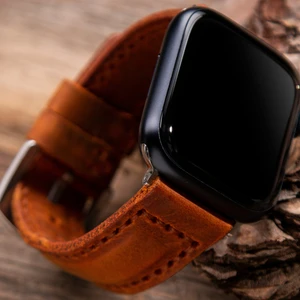 Apple Watch 42MM 44MM 45MM 49MM 3 / 4 / 5 / 6 / se / 7 / 8 / 9 / Ultra / Ultra 2 Hakiki Deri Kordon Hardal