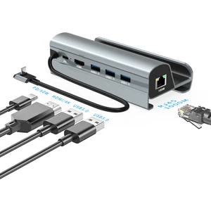 Steam Deck Dock 6'sı 1 Arada Steam Deck Standı Aksesuarları 3*usb 3.0 HDMI 4K@60Hz Gigabit Ethernet 1000MBPS Usb-C Pd 60W Steam Deck Hub (Yurt Dışından)