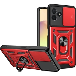 Realme C53 Kılıf Vega Yüzüklü Sürgülü Kamera Korumalı + Ekran Koruyucu