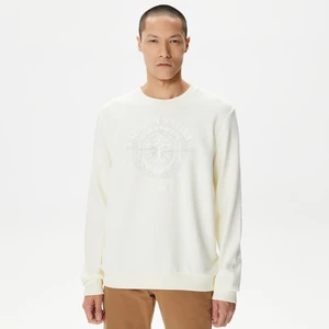 Nautıca Erkek Beyaz Standart Fıt Sweatshırt K37212T.1MA