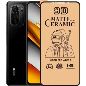 Poco F3 Ekran Koruyucu 9d Mat Seramik Nano Full Kavisli