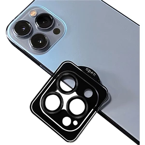 Apple iPhone 15 Pro Max Safir Kamera Lens Koruyucu (Kolay Takma Aparatlı) Cl-11