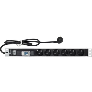 Networks PDU 6'lı Alüminyum Sigortalı Rack Kabinet Tipi Grup Priz