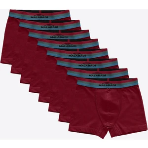 Çok Renkli 8'li Paket Erkek Çocuk Boxer 8M208