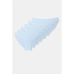 Kadın Beyaz 6 lı Paket Modal Düşük Bel Slip Külot 183