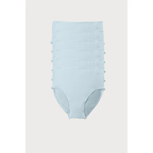 Kadın Ekru 6 lı Paket Modal Dar Kalıp Extra Yüksek Bel Slip Külot 1955
