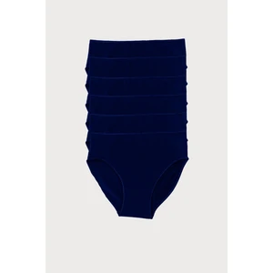 Kadın Lacivert 6 Lı Paket Modal Dar Kalıp Ara Bel Slip Külot 187