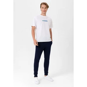 Erkek Baskılı Oversize T-Shirt