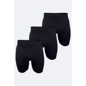Erkek 3 Lü Paket Siyah Beyaz Gri Uzun Paçalı Modal Boxer 018