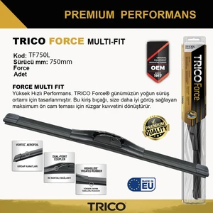 Force Multıfıt Tek Silecek 750MM