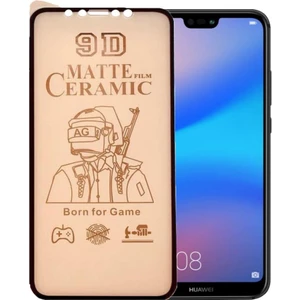 Huawei P20 Lite Ekran Koruyucu 9d Mat Seramik Nano Tam Kaplayan