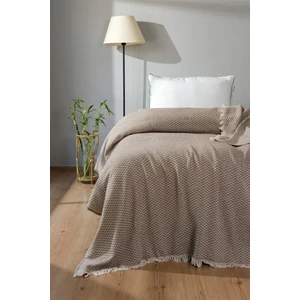 Home Mod Store Tripolis Tek Kişilik Saçaklı Pike ve Yatak Örtüsü 170X210CM