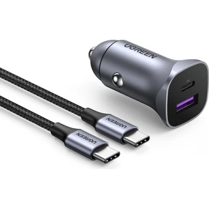 Pd 30W Scp 22.5W Type-C USB Alüminyum Araç Çakmaklık Şarjı
