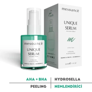 Cilt Serumu Leke - Akne Karşıtı Aha Ve Bha Içerikli Yenileyici Arındırıcı Serum Unique 30 ml