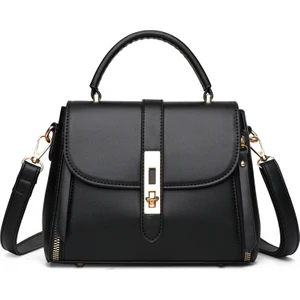 Chi Unique Yumuşak Deri Crossbody Çok Yönlü Retro Büyük Kapasiteli Omuz Çantası (Yurt Dışından)