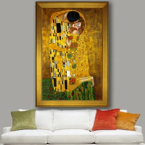 DB Sanat Gustav Klimt The Kiss Çerçeveli Tablo