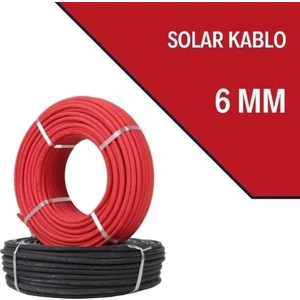 Güneş Paneli Solar Kablosu 6mm2