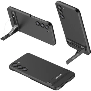 TeqsmaGalaxy S23 Kılıf  Kamera Korumalı Dikey Standlı Ays Kapak