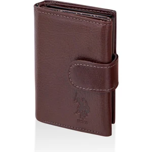 U.S. Polo Assn. PLCUZ23802 Kahverengi Erkek Cüzdan ve Mekanizmalı Kartlık