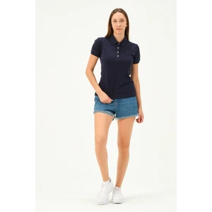 Kadın Regular Fit Polo Yaka T-Shirt