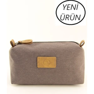 Erkek Kanvas Su Geçirmez Traş Çantası