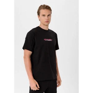 Erkek Baskılı Oversize T-Shirt