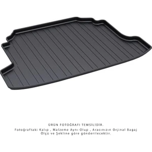 Volkswagen T-Roc Üst 2020 Uyumlu Elmas Kesim 4D Bagaj Havuzu