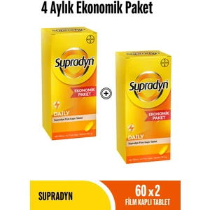 60x2 Film Kaplı Tablet 4 Aylık Ekonomik Paket