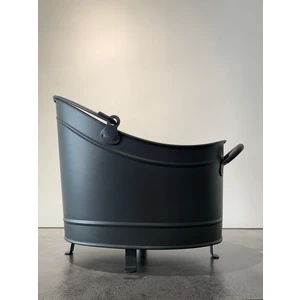 Kayık Siyah Odun Kovası