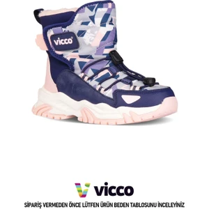 Alesta Kar Botu Kız Çocuk Lacivert