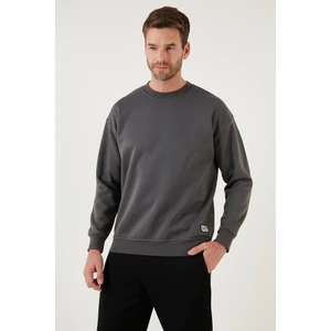 Regular Fit Bisiklet Yaka Pamuklu Içi Tüylü Yumuşak Şardonlu Sweat Erkek Sweat 5905255