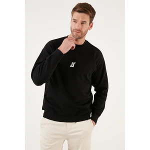 Regular Fit Bisiklet Yaka Pamuklu Içi Tüylü Yumuşak Şardonlu Sweat Erkek Sweat 5905405
