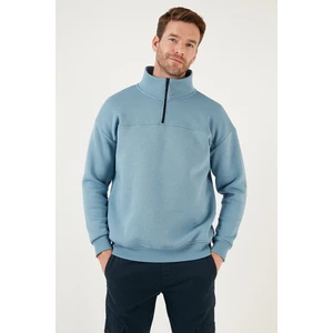 Regular Fit Pamuklu Içi Tüylü Yumuşak Şardonlu Kışlık Sweat Erkek Sweat 59053431