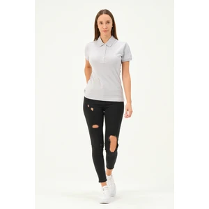 Kadın Regular Fit Polo Yaka T-Shirt