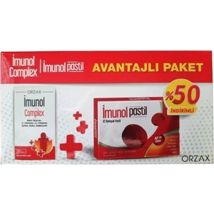 Imunol Complex 30 Kapsül + Imunol Pastil 12 Pastil
