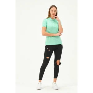 Kadın Regular Fit Polo Yaka T-Shirt