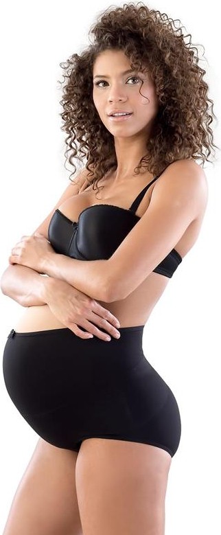 MiraLive Toparlayıcı Etkili Kadın Hamile Koton Külot Korse 2810 Siyah görsel 3