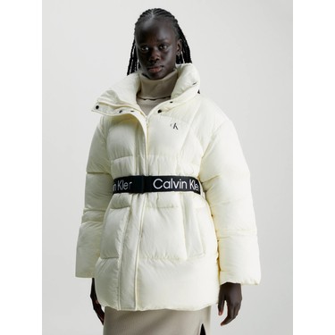 Calvin klein store down long coat