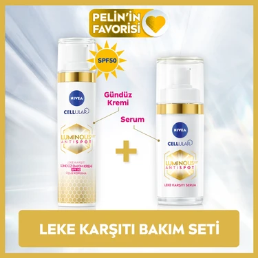 NIVEA Luminous630 Leke Karşıtı Gündüz Yüz Kremi 40ml ve Luminous630 Leke Karşıtı Serum