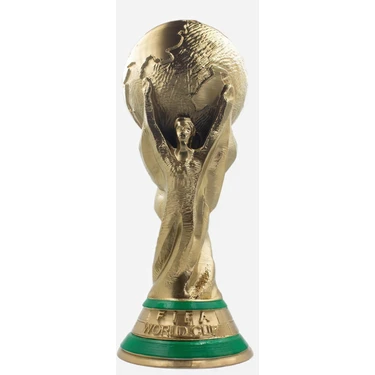 Flexis 15 cm Mini Boy Dünya Kupası Maketi Plastik Malzeme ile Messi Temalı Futbol